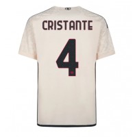 Moški Nogometni dresi AS Roma Bryan Cristante #4 Gostujoči 2023-24 Kratek Rokav